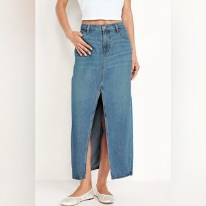 Old Navy - Mid-Rise Jean Maxi Skirt